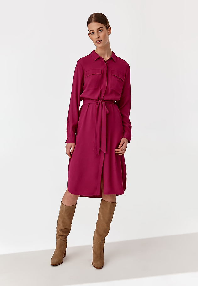 LADIES' MIDI DRESS WENISANA 1 LADIES' MIDI DRESS WENISANA 1 RÓŻOWY 1
