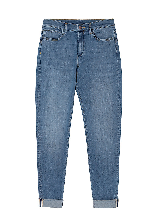 PANTALONI DE DAMĂ DIN DENIM DE DAMĂ ALANA 1 PANTALONI DE DAMĂ DIN DENIM DE DAMĂ ALANA 1 ALBASTRU 8
