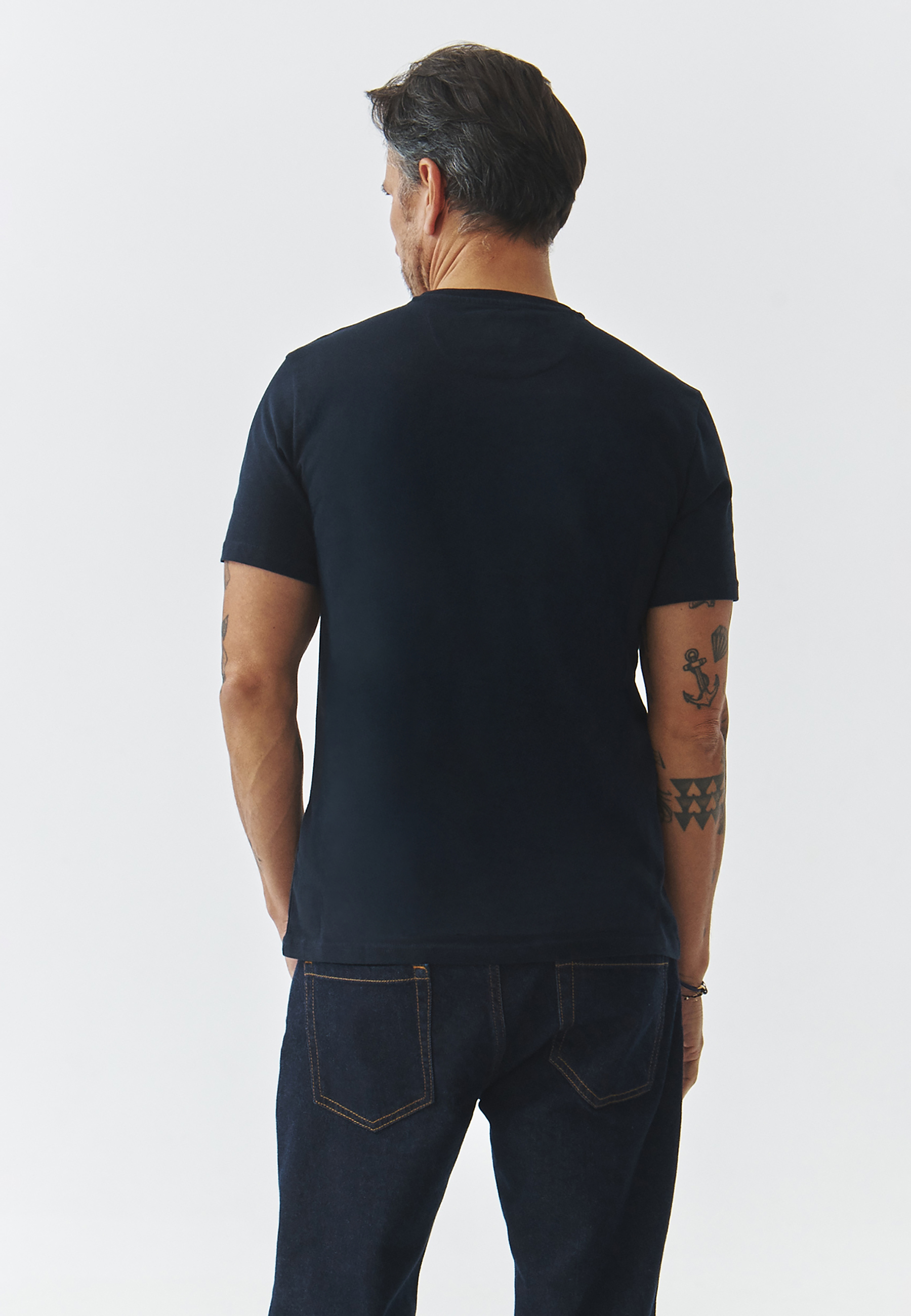 TRICOU BĂRBĂTESC, DIN BUMBAC, CU IMPRIMEU — CHRIS