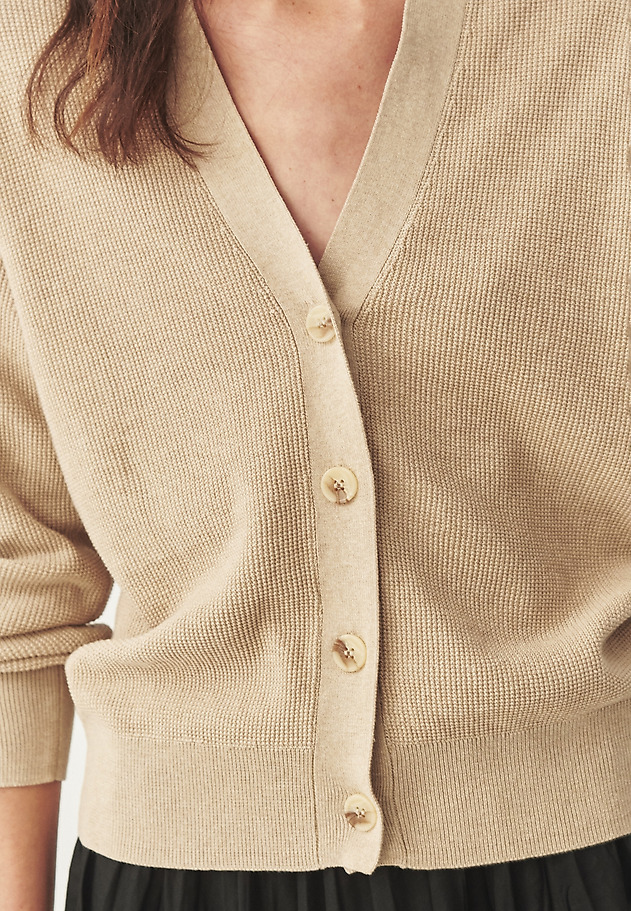 CARDIGAN DIN BUMBAC - PONKONI CARDIGAN DIN BUMBAC - PONKONI BEJ 6