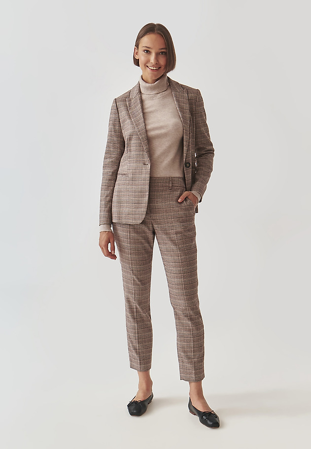 CHECKERED FABRIC BLAZER - KAREMA 1 CHECKERED FABRIC BLAZER - KAREMA 1 MULTIKOLOR 2