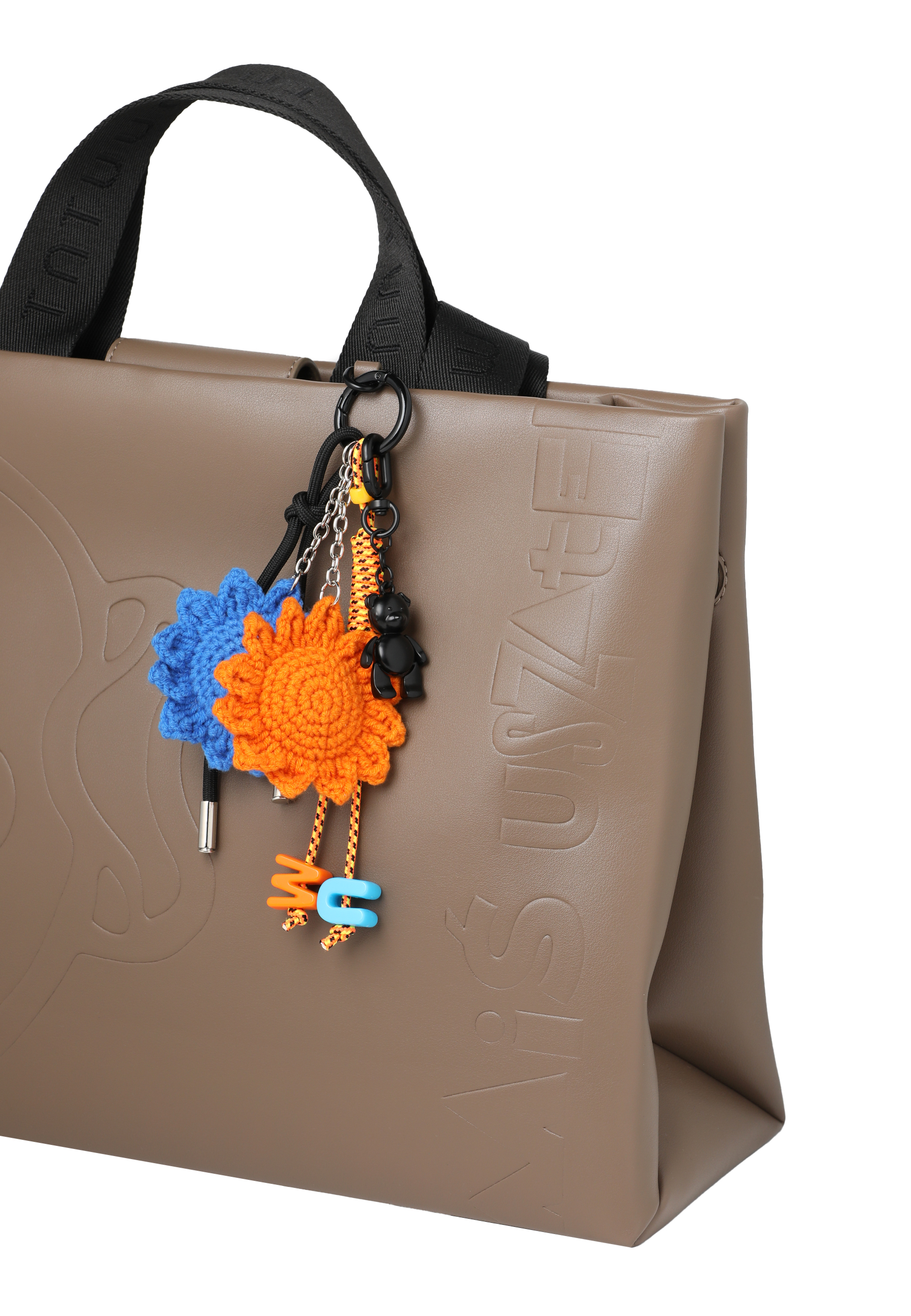 TORBA ZE WZOREM MISIA USZATKA - RELLE BEŻOWY 2