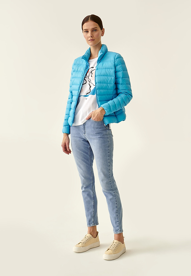 SHORT PUFFER JACKET MARIKA SHORT PUFFER JACKET MARIKA NIEBIESKI 2