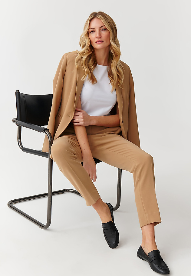 ELEGANT LADIES’ TROUSERS - RIANA ELEGANT LADIES’ TROUSERS - RIANA BEIGE 1
