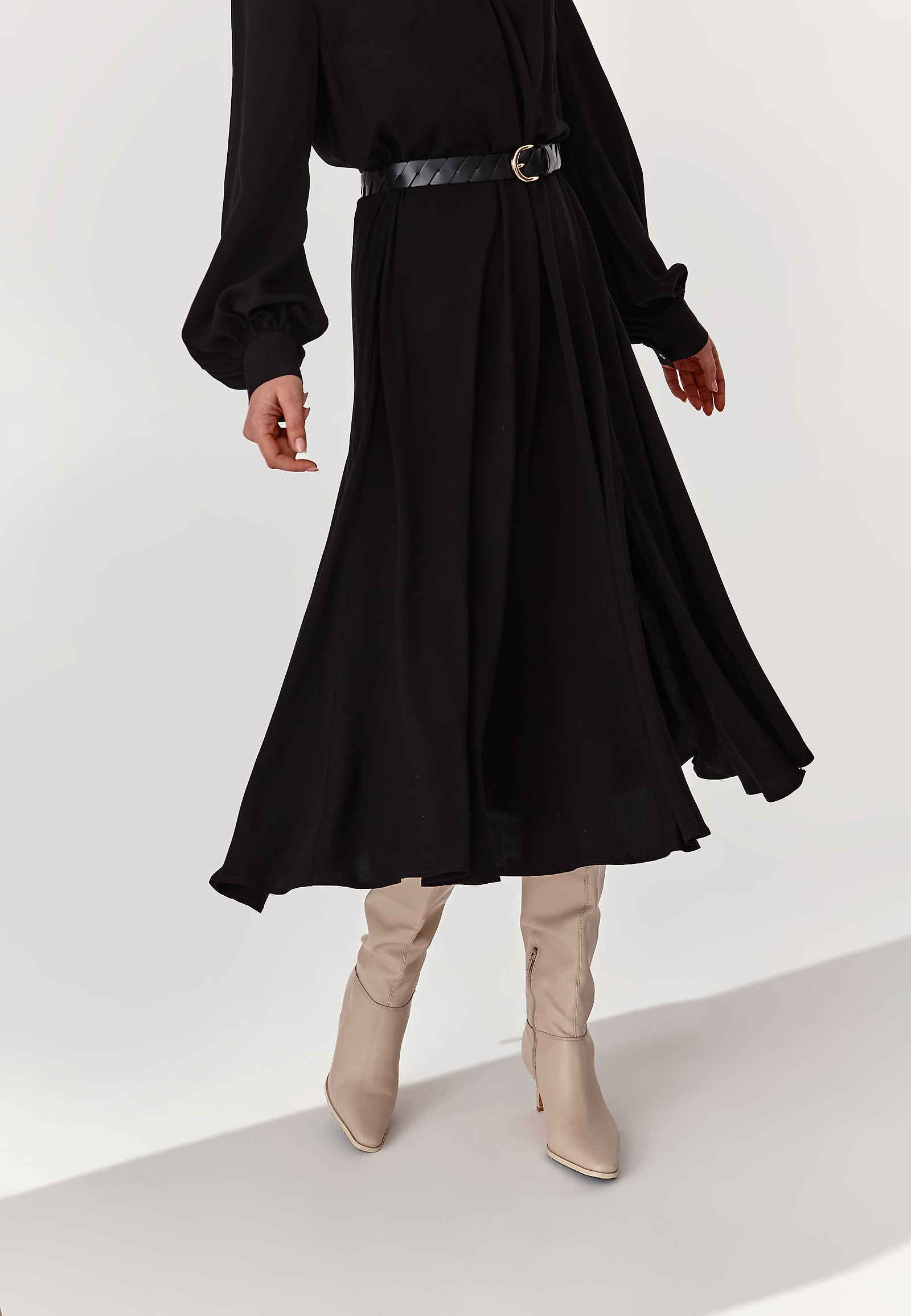MIDI DRESS MOVA MIDI DRESS MOVA BLACK 76867