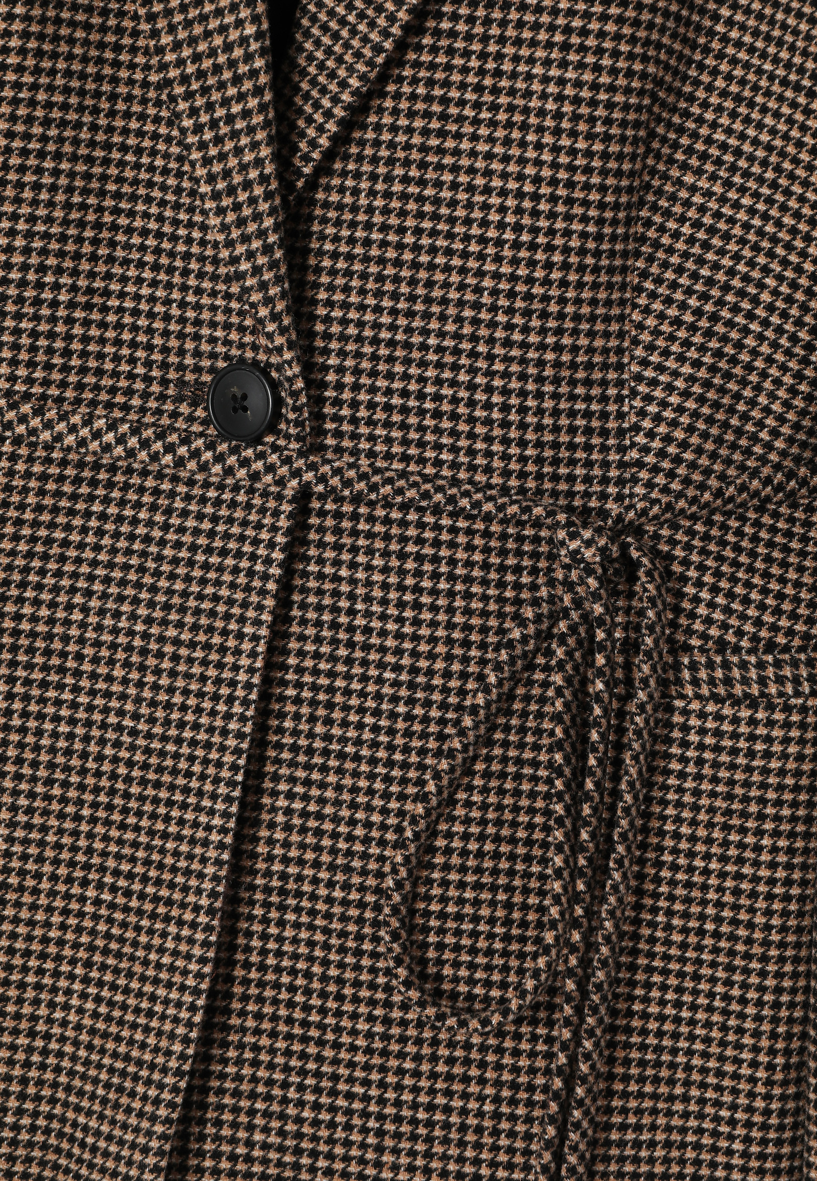 JACHETA DIN LÂNĂ HOUNDSTOOTH - SOMA JACHETA DIN LÂNĂ HOUNDSTOOTH - SOMA BEJ 116572