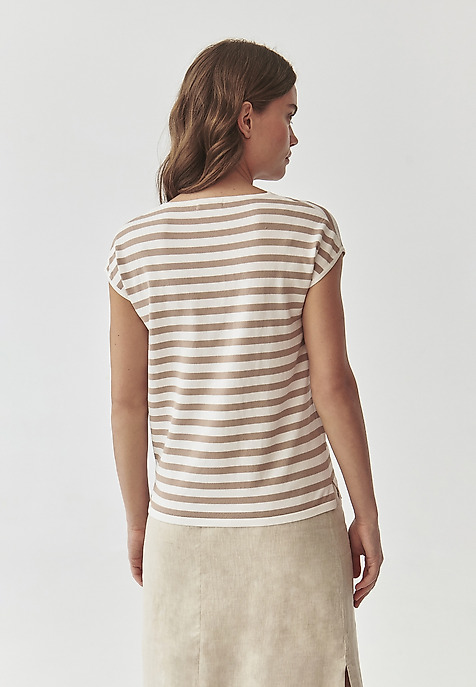 LADIES’ SLEEVELESS KNIT BLOUSE - ESTERE 1 MULTICOLOR 2