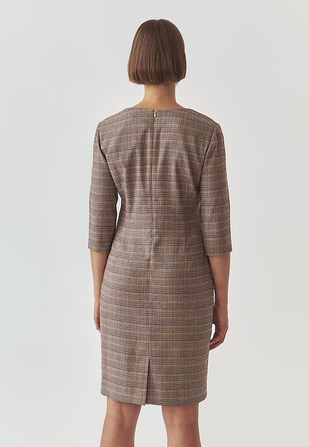 ELEGÁNS KOCKÁS SZÖVETRUHA - KOLUMI ELEGÁNS KOCKÁS SZÖVETRUHA - KOLUMI TÖBBSZÍNŰ 3