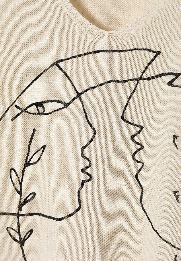 DZIANINOWA BLUZKA DAMSKA BEZ RĘKAWÓW - NIKALA 1 DZIANINOWA BLUZKA DAMSKA BEZ RĘKAWÓW - NIKALA 1 BEŻOWY 7