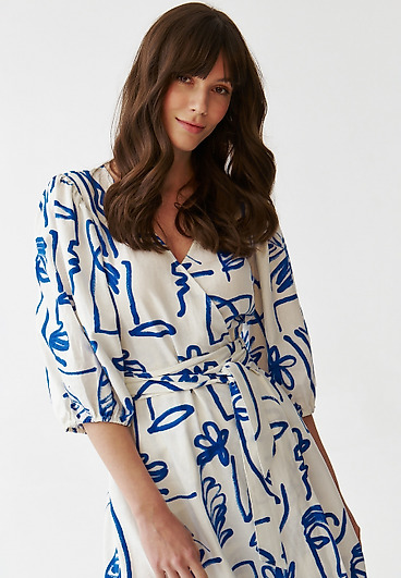 VZOROVANÉ OBÁLKOVÉ MAXI ŠATY – POLIKA VZOROVANÉ OBÁLKOVÉ MAXI ŠATY – POLIKA