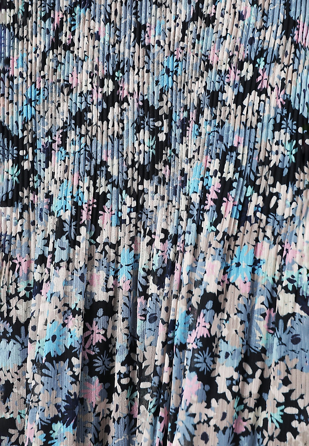 SHORT DRESS IN CHIFFON FABRIC — SANTE SHORT DRESS IN CHIFFON FABRIC — SANTE MULTIKOLOR 9