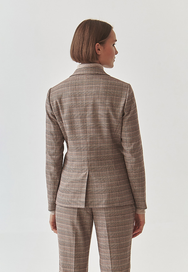 CHECKERED FABRIC BLAZER - KAREMA 1 CHECKERED FABRIC BLAZER - KAREMA 1 MULTIKOLOR 3