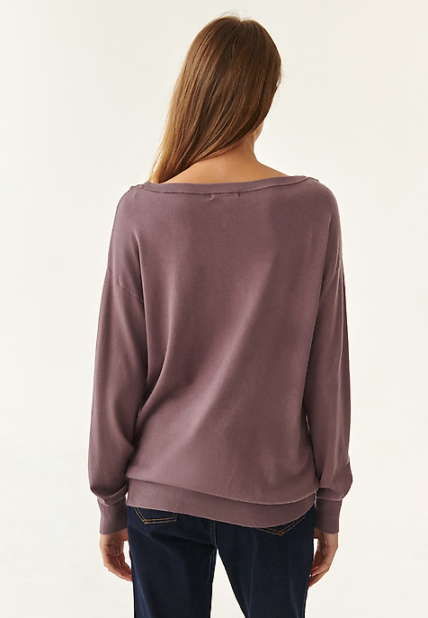 LADIES' SWEATER DORO PURPLE 2