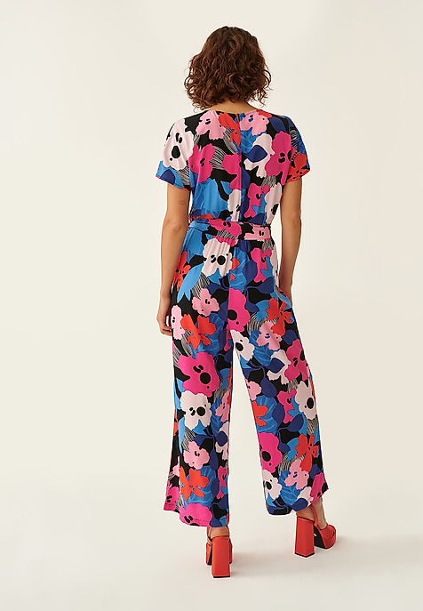 LADIES' OVERALLS IN FLOWER PRINT KOREKI MULTICOLOR 2