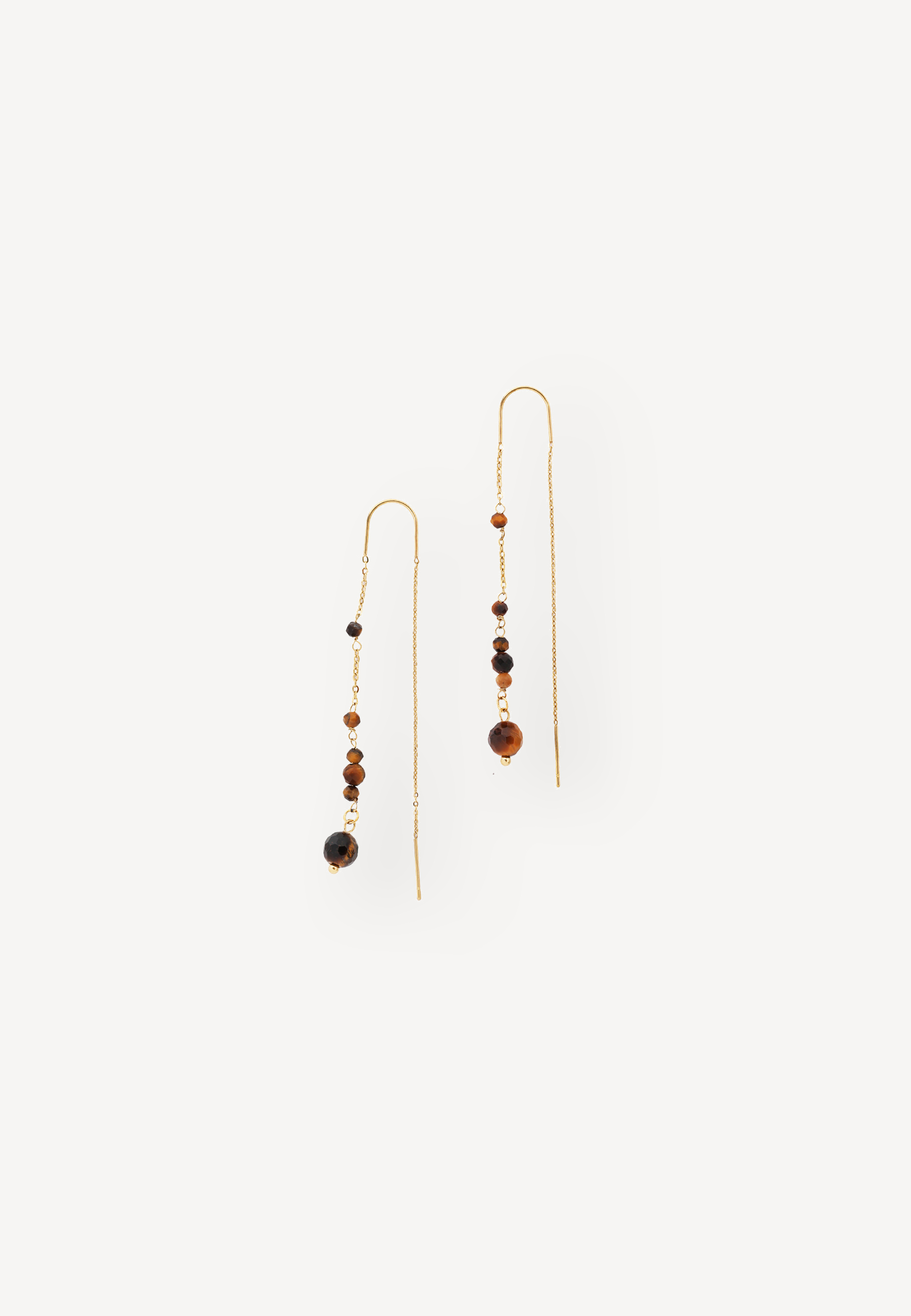 HANGING EARRINGS WITH QUARTZ — PRIMA 2 GOLD 2