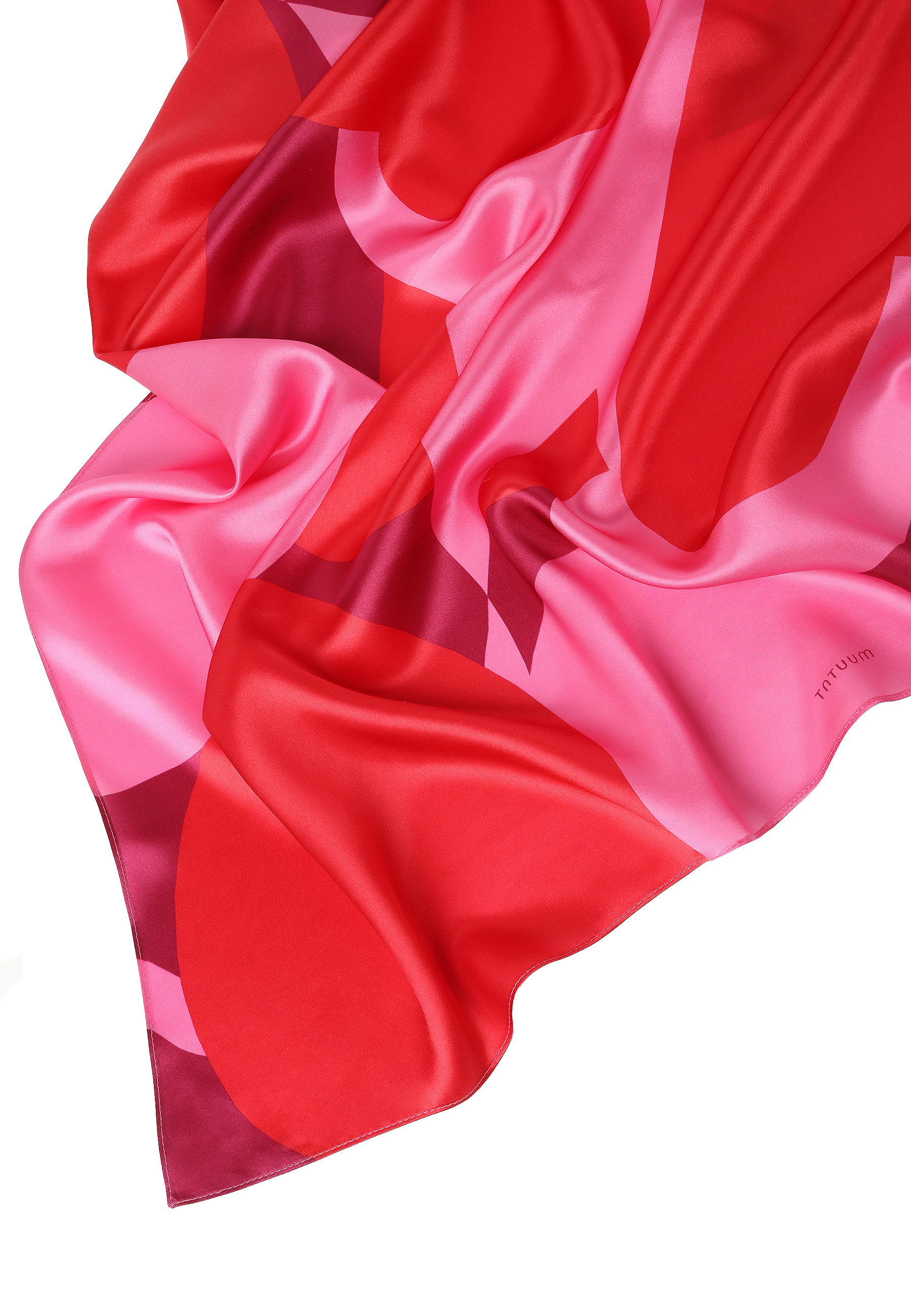 JEDWABNA CHUSTA W SERCA - LUMILA