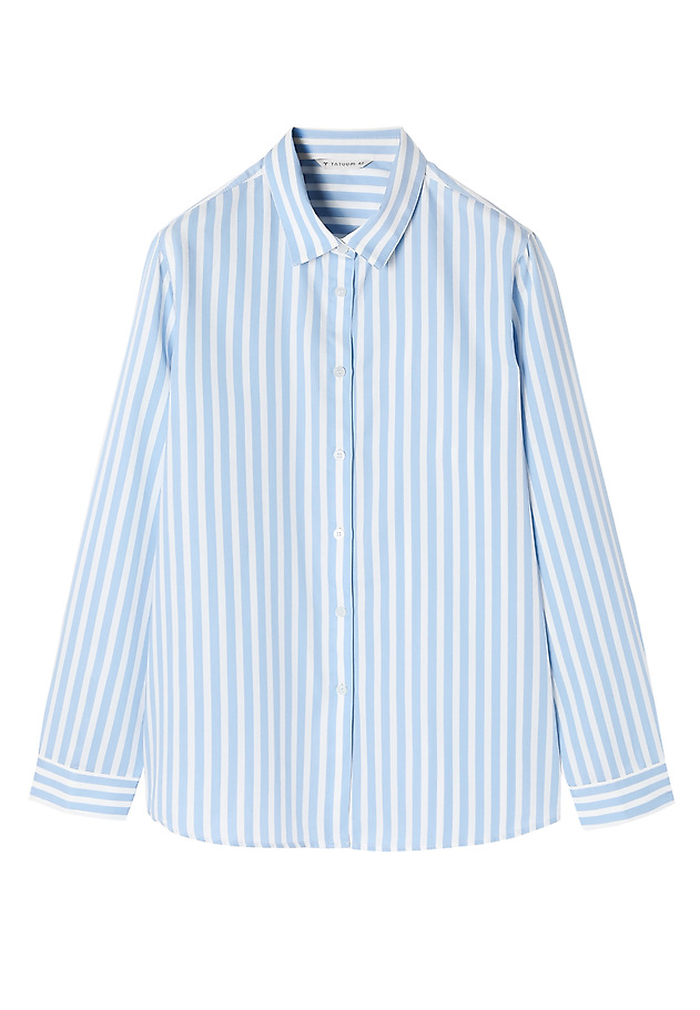 LADIES’ CLASSIC SHIRT IN VERTICAL STRIPES - EDNA LADIES’ CLASSIC SHIRT IN VERTICAL STRIPES - EDNA MULTIKOLOR 6