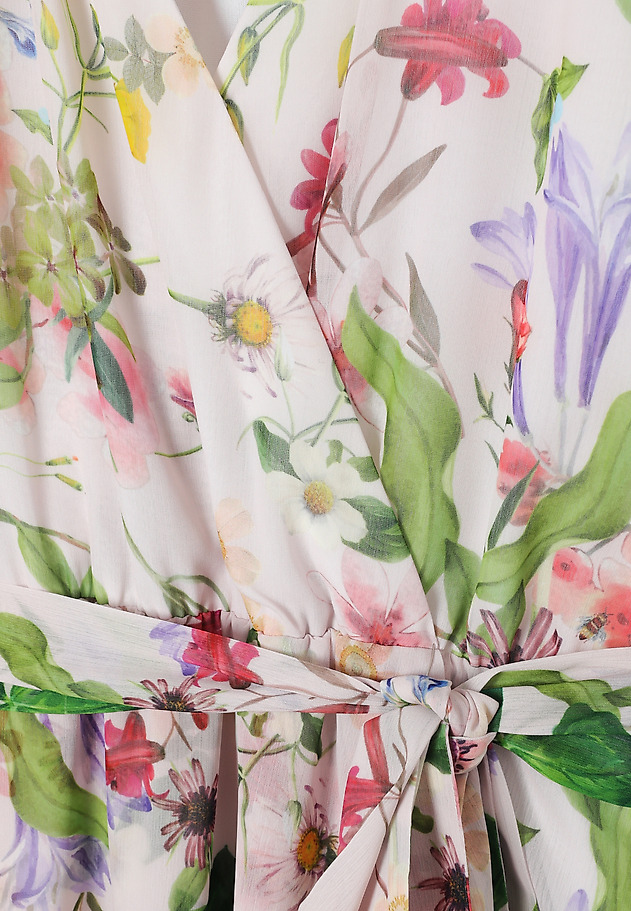 CHIFFON FLORAL DRESS - BOSANI CHIFFON FLORAL DRESS - BOSANI MULTIKOLOR 7