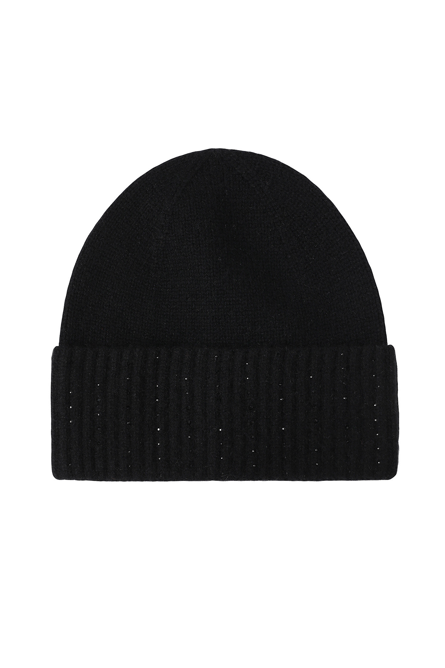 BLACK WOOL AND CASHMERE HAT - BIDIQA BLACK WOOL AND CASHMERE HAT - BIDIQA BLACK 116748