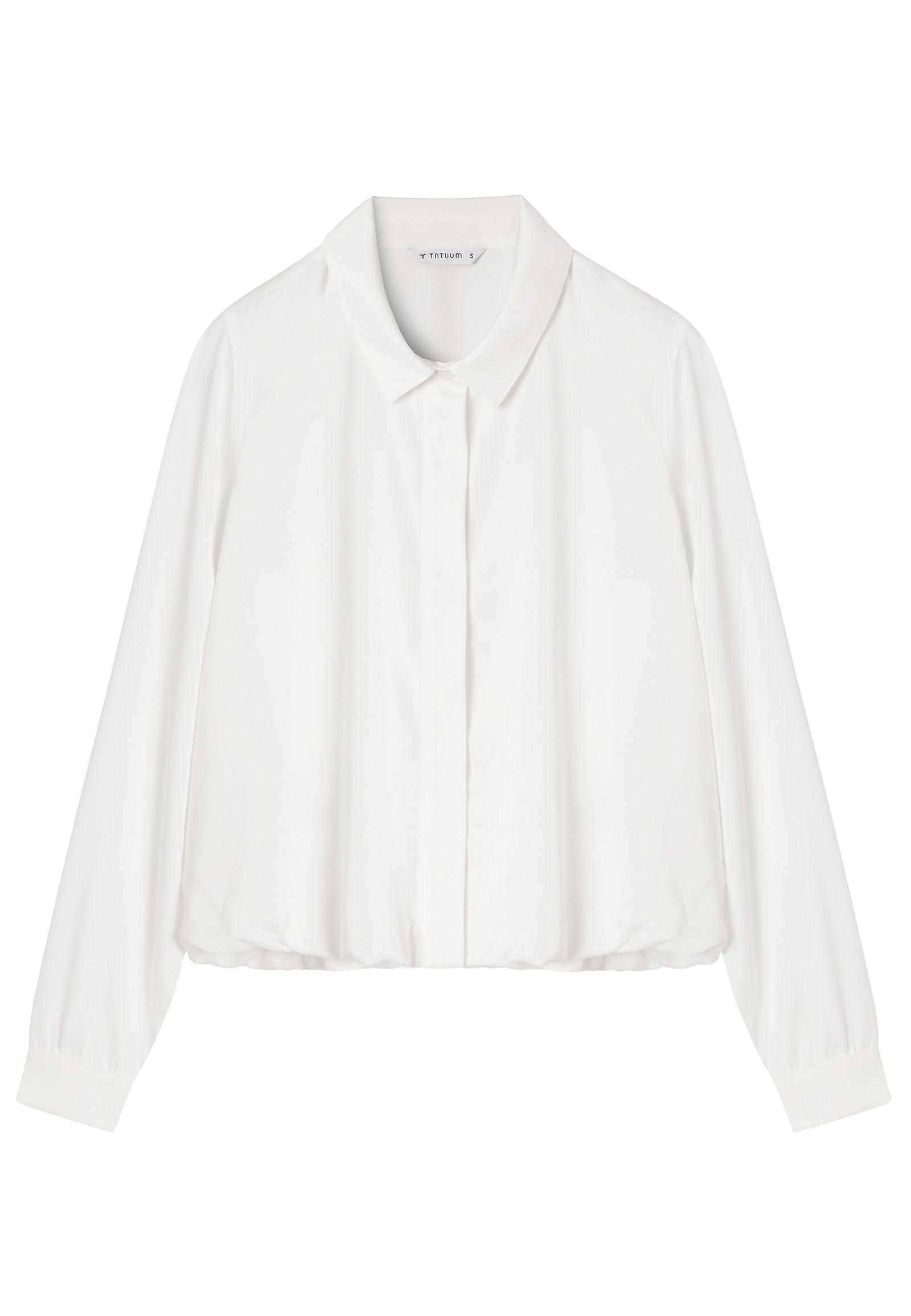 BOMBER-STYLE SHIRT IN AIRY FABRIC - KAREN BOMBER-STYLE SHIRT IN AIRY FABRIC - KAREN ECRU 113187