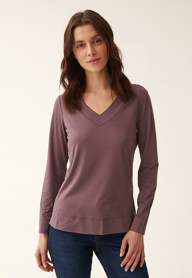 LONG SLEEVE LADIES' BLOUSE JONKA LONG SLEEVE LADIES' BLOUSE JONKA PURPLE 5