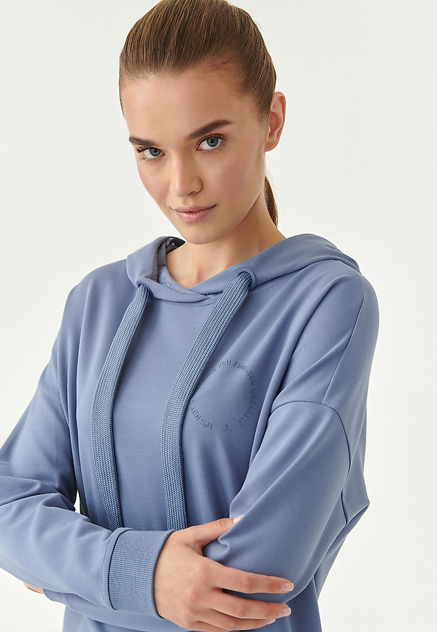 LADIES' HOODED DRESS PINTO LADIES' HOODED DRESS PINTO BLUE 3