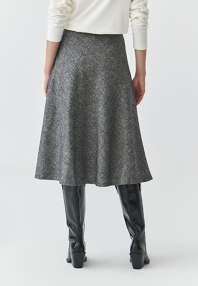 FABRIC MIDI SKIRT — LUBKO 2 FABRIC MIDI SKIRT — LUBKO 2 MULTIKOLOR 2