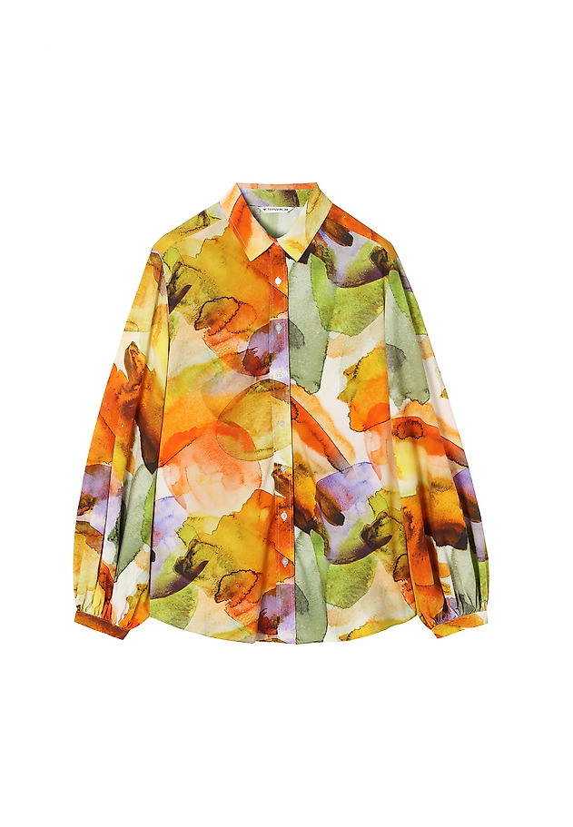 LADIES' SHIRT WITH PUFFED SLEEVES LIFO LADIES' SHIRT WITH PUFFED SLEEVES LIFO MULTIKOLOR 6