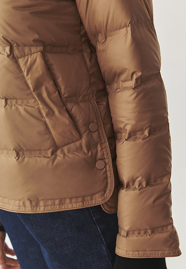 LADIES' PRESS STUDS DOWN JACKET - MARANTINA LADIES' PRESS STUDS DOWN JACKET - MARANTINA BEIGE 6