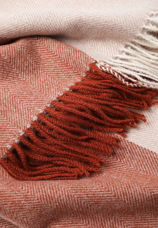 TWO-COLOUR LADIES' SCARF WITH TASSELS — DINALI TWO-COLOUR LADIES' SCARF WITH TASSELS — DINALI MULTIKOLOR 3