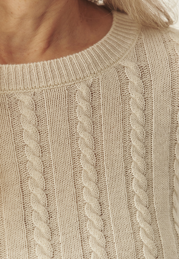 WOOL JUMPER - ANABEL WOOL JUMPER - ANABEL BEIGE 5