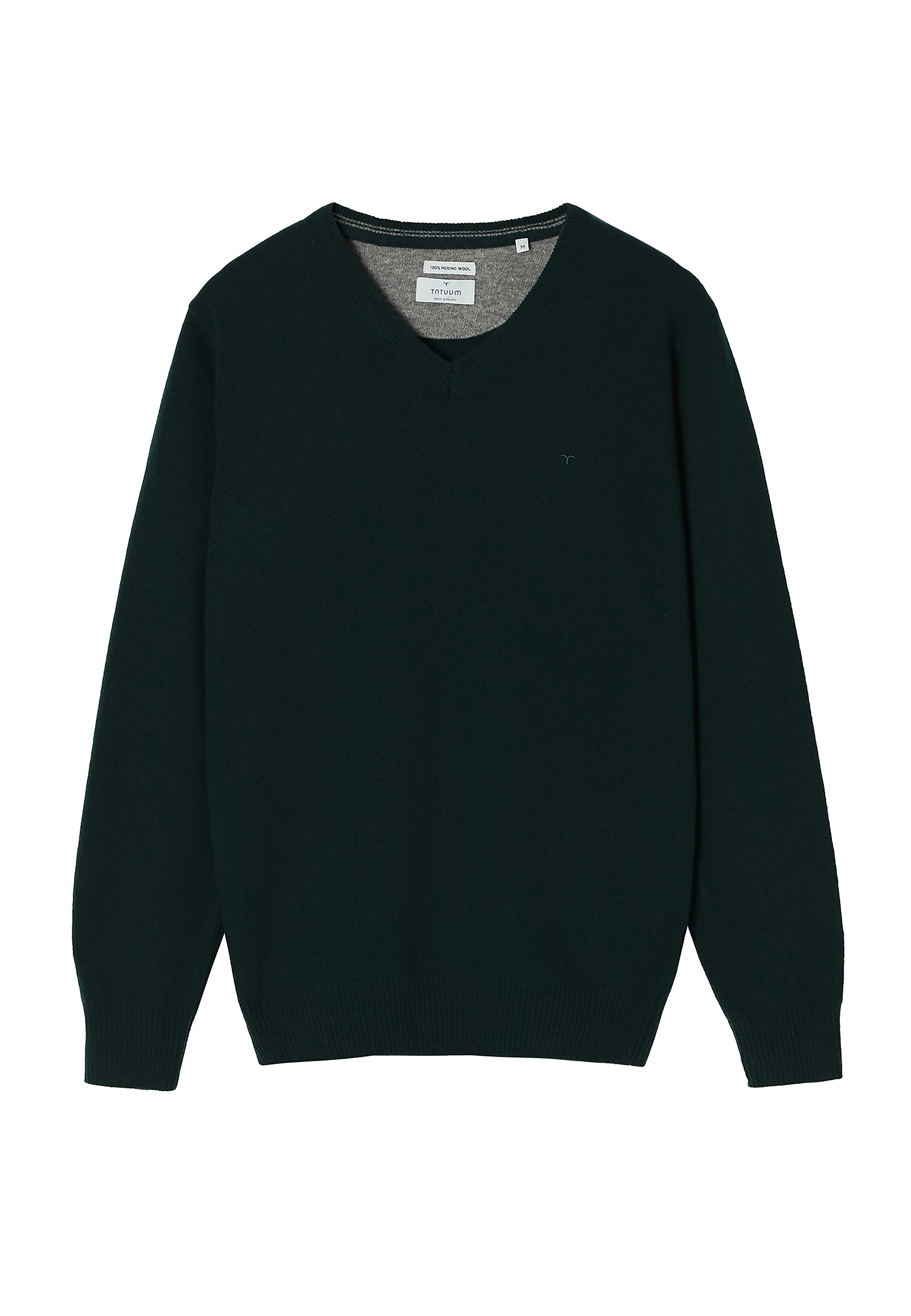 WEŁNIANY SWETER MĘSKI MARK 1 WEŁNIANY SWETER MĘSKI MARK 1 ZIELONY 83184
