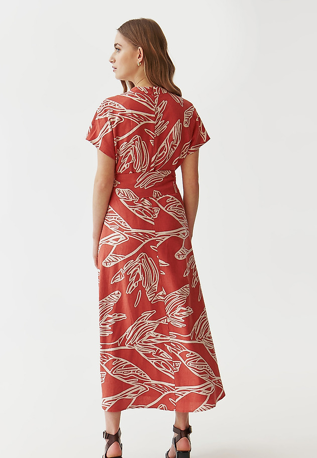 LADIES’ DRESS IN FLORAL PRINT - NESSA LADIES’ DRESS IN FLORAL PRINT - NESSA MULTIKOLOR 2