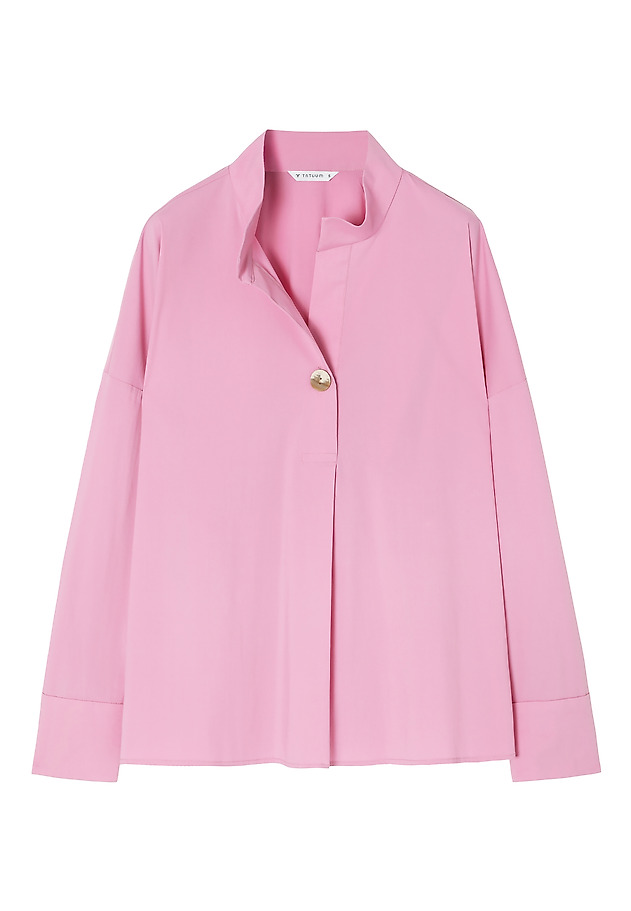 PASTELNA BLUZA Z OVRATNIKOM - LOTARI PASTELNA BLUZA Z OVRATNIKOM - LOTARI ROŽNATA 14