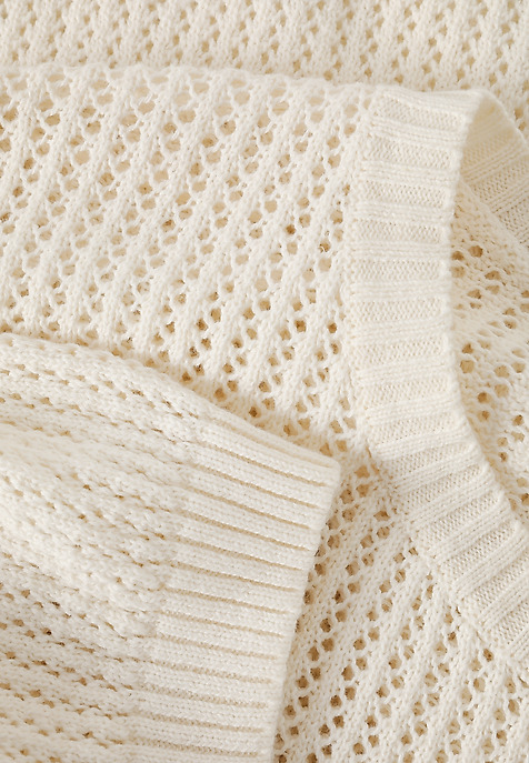 LADIES' LINEN-COTTON JUMPER - ARLES YELLOW 2