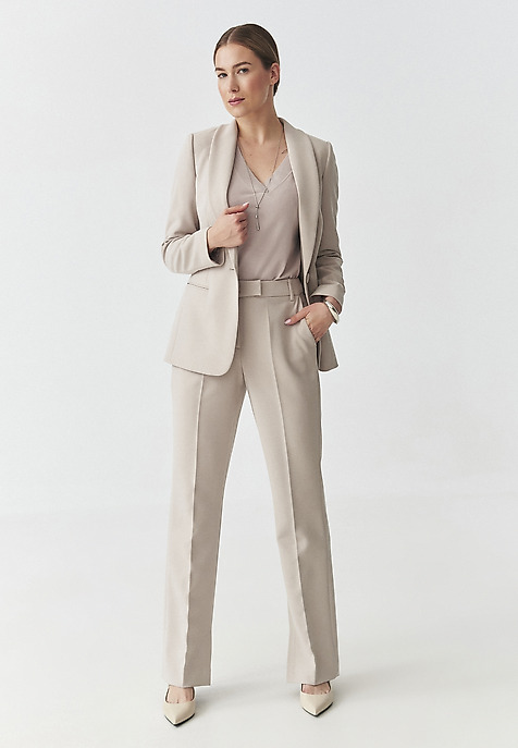 BEIGE SZÖVET FELSŐ — LAMIANA BÉZS 2