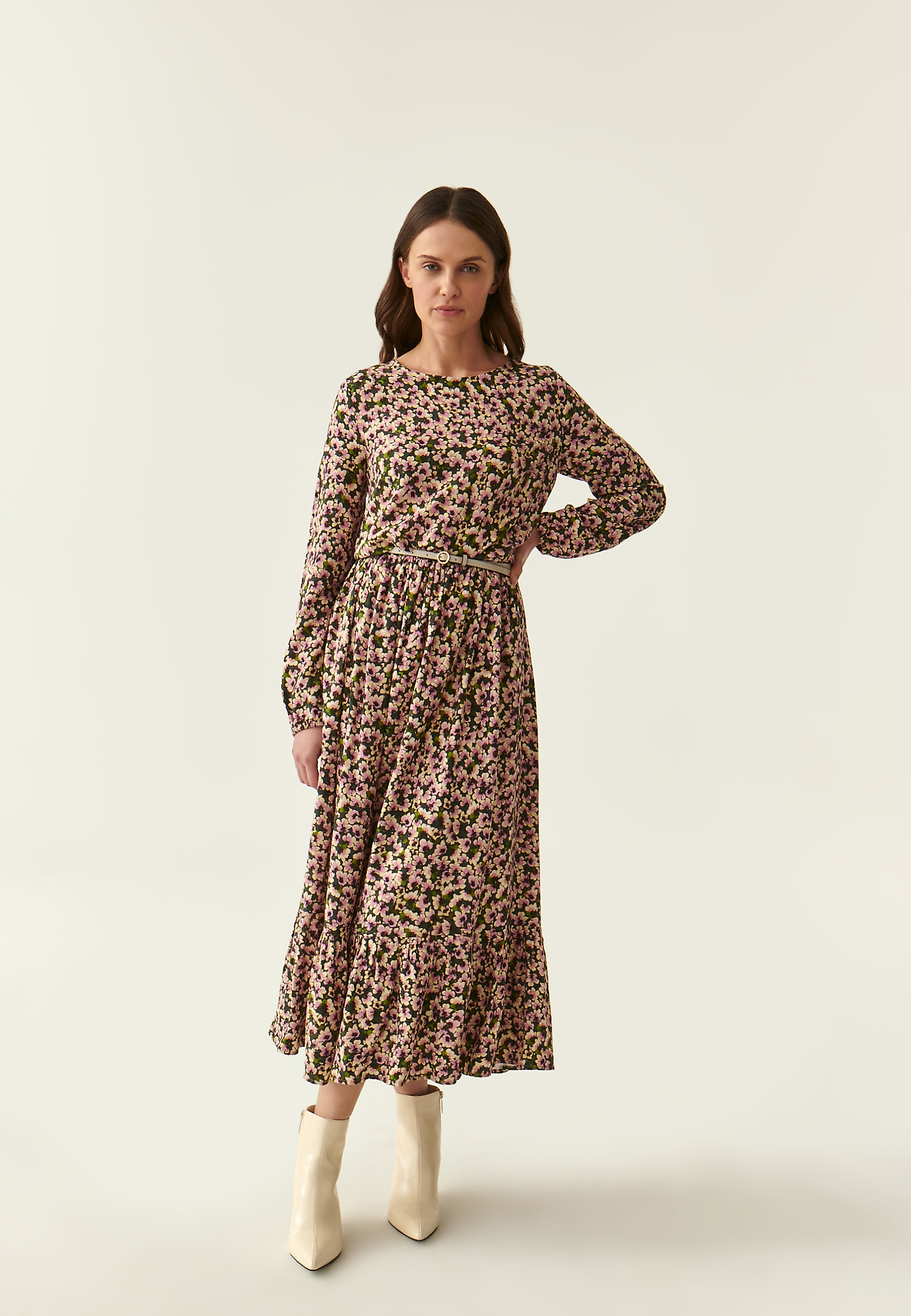 MIDI FLORAL DRESS MALTA MIDI FLORAL DRESS MALTA MULTICOLOR 83451