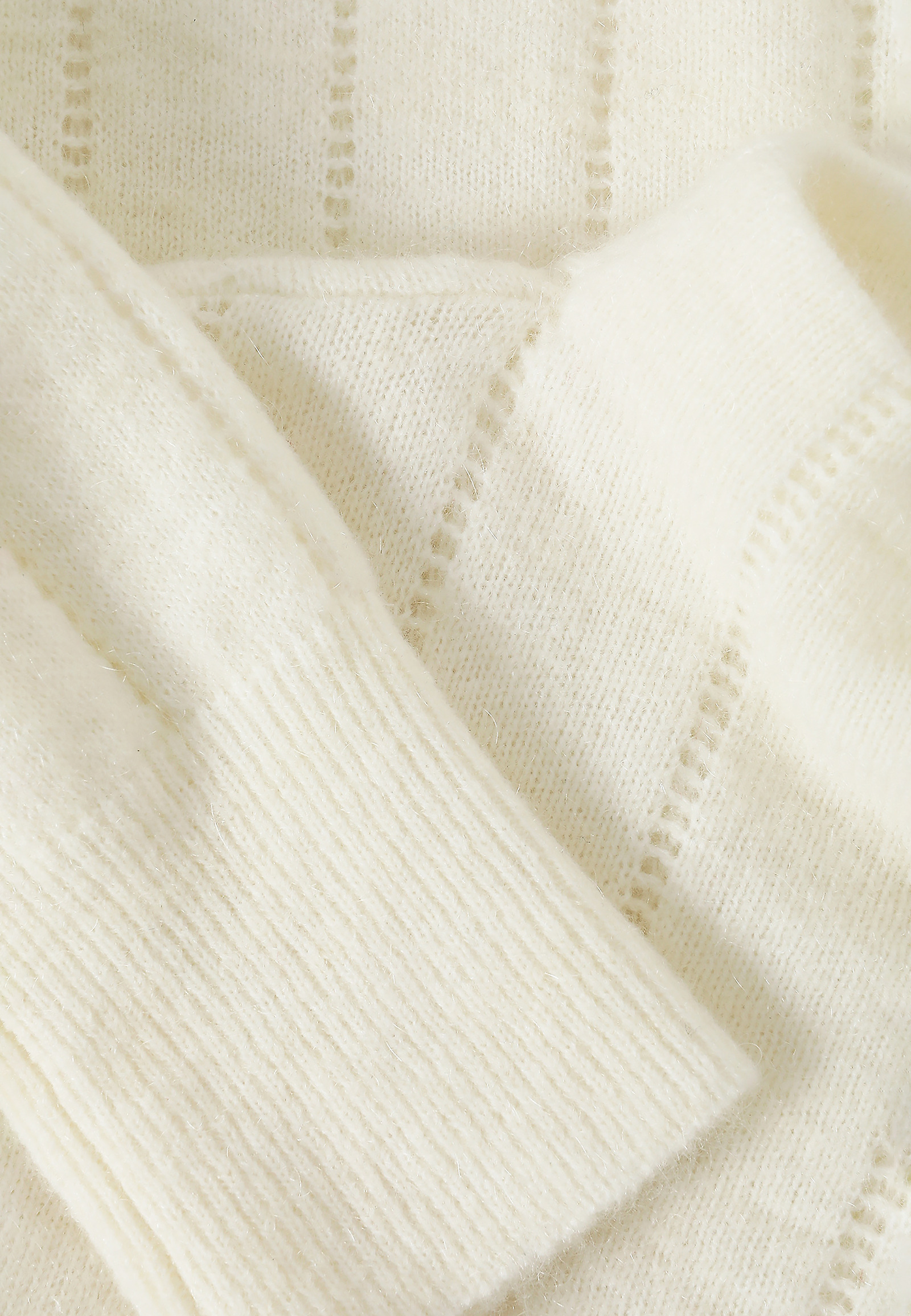 DAMSKI PREVELIK PULOVER Z ROLOJEM - PEARL DAMSKI PREVELIK PULOVER Z ROLOJEM - PEARL ECRU 102895