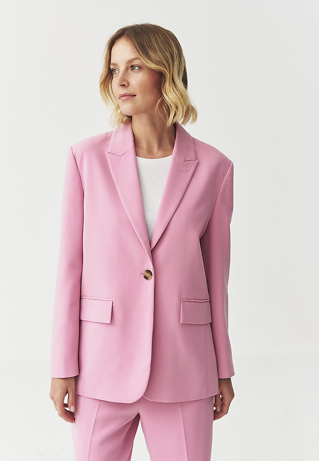 OVERSIZED BLAZER — SEKORKI OVERSIZED BLAZER — SEKORKI RÓŻOWY 5