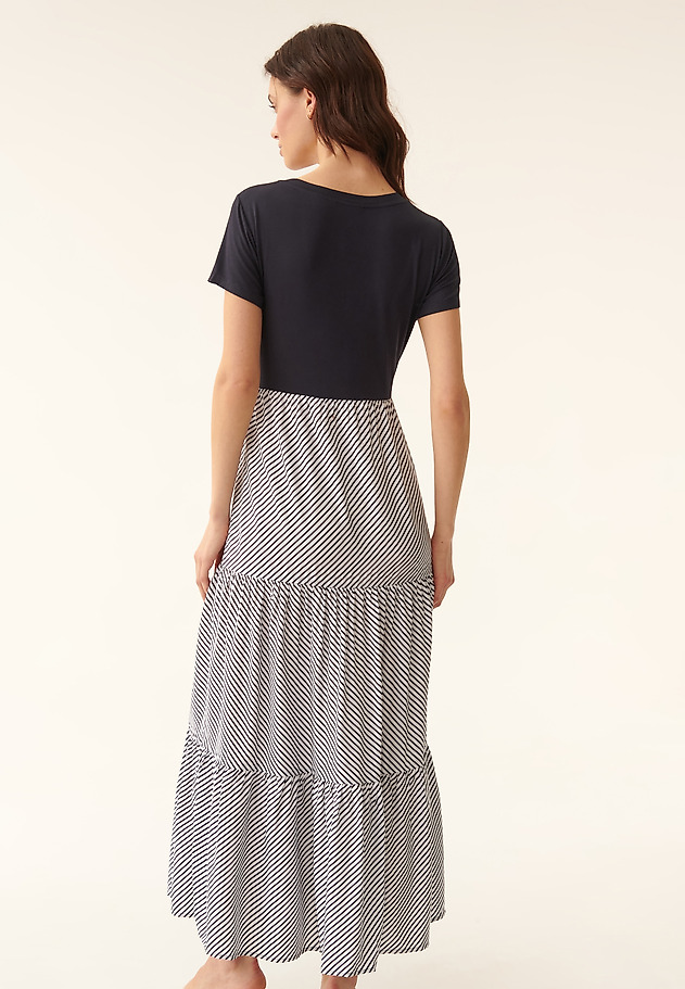 LADIES' SHORT SLEEVE MAXI DRESS SOKORO LADIES' SHORT SLEEVE MAXI DRESS SOKORO MULTICOLOR 3