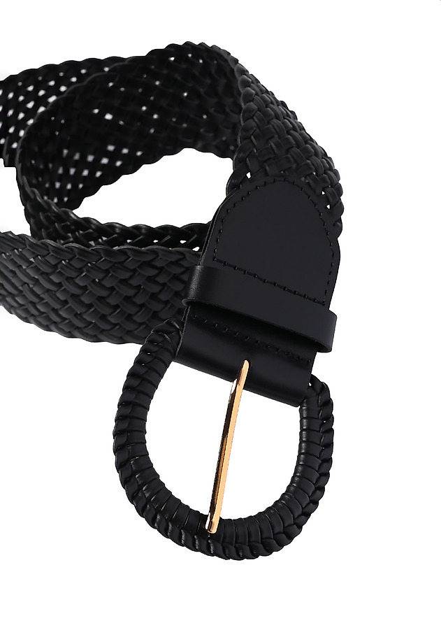 LADIES' BRAIDED BELT BRUNA LADIES' BRAIDED BELT BRUNA BLACK 4