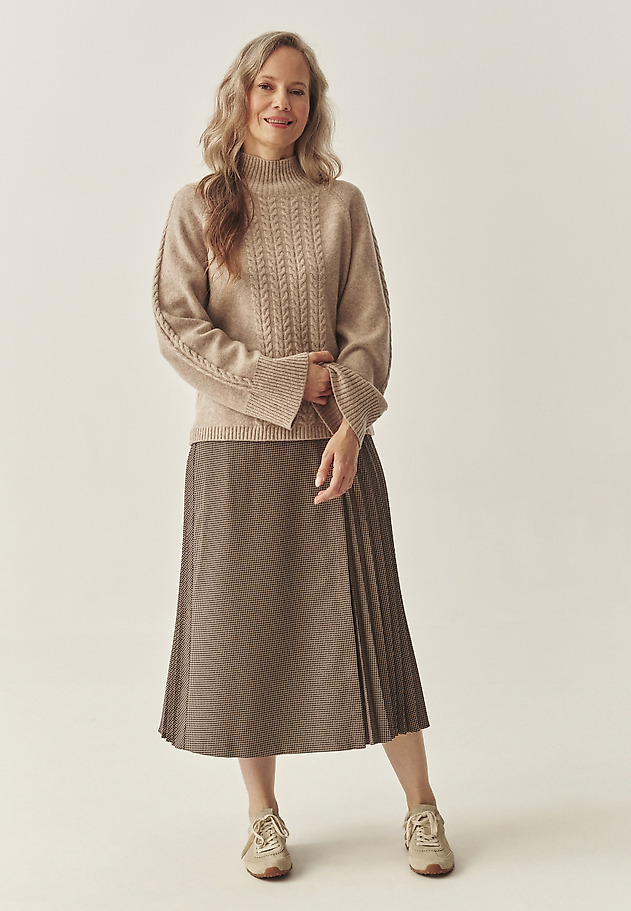 BOXY WOOL JUMPER - WOLLA BOXY WOOL JUMPER - WOLLA BEIGE 5