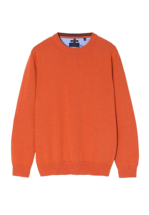 CIENKI SWETER MĘSKI TRICK 1 CIENKI SWETER MĘSKI TRICK 1 POMARAŃCZOWY 5