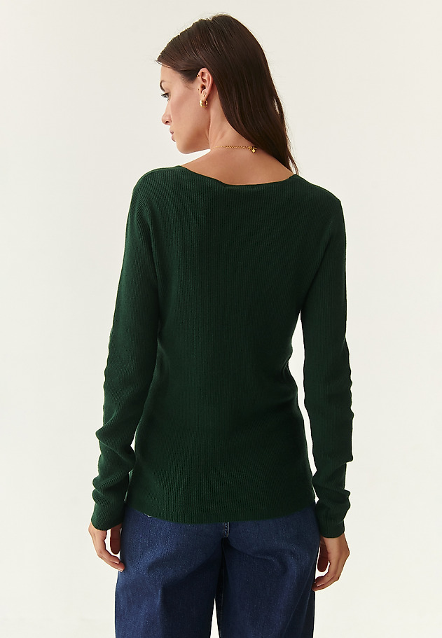 SWETER DAMSKI PREMIUM SPALKA SWETER DAMSKI PREMIUM SPALKA ZIELONY 2