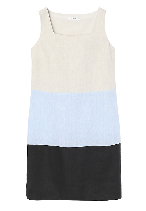 LADIES’ BREATHABLE SLEEVELESS DRESS - ROKNA 2 MULTICOLOR 2