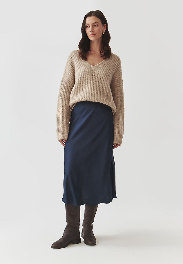 LADIES' JUMPER WITH A CREW NECKLINE — ASPEN LADIES' JUMPER WITH A CREW NECKLINE — ASPEN BEŻOWY 2
