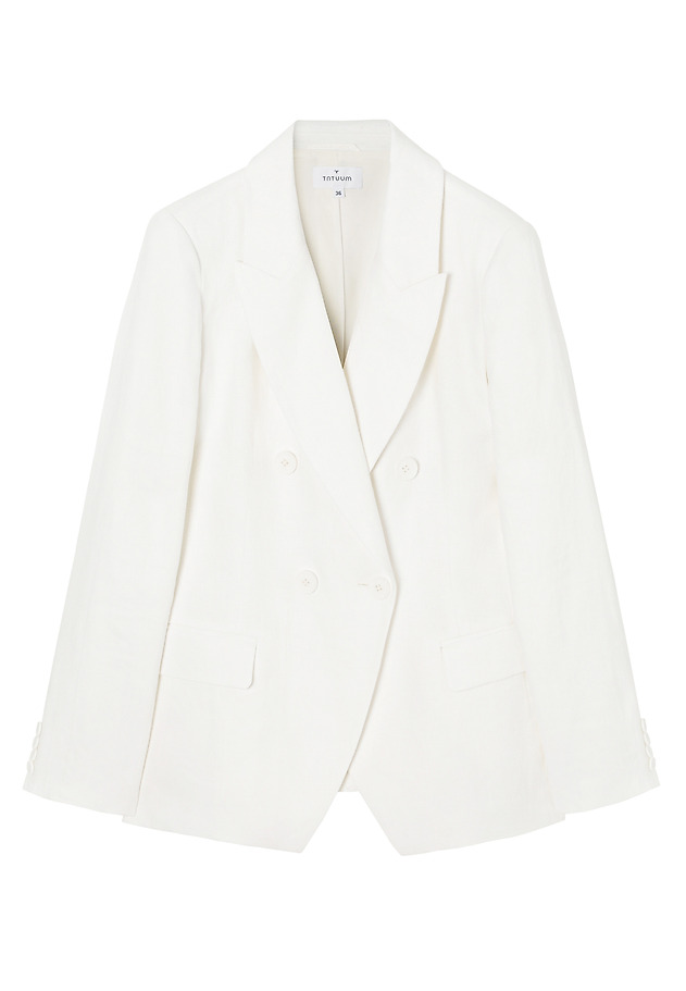 LINEN BLAZER - ZOLTA LINEN BLAZER - ZOLTA ECRU 8