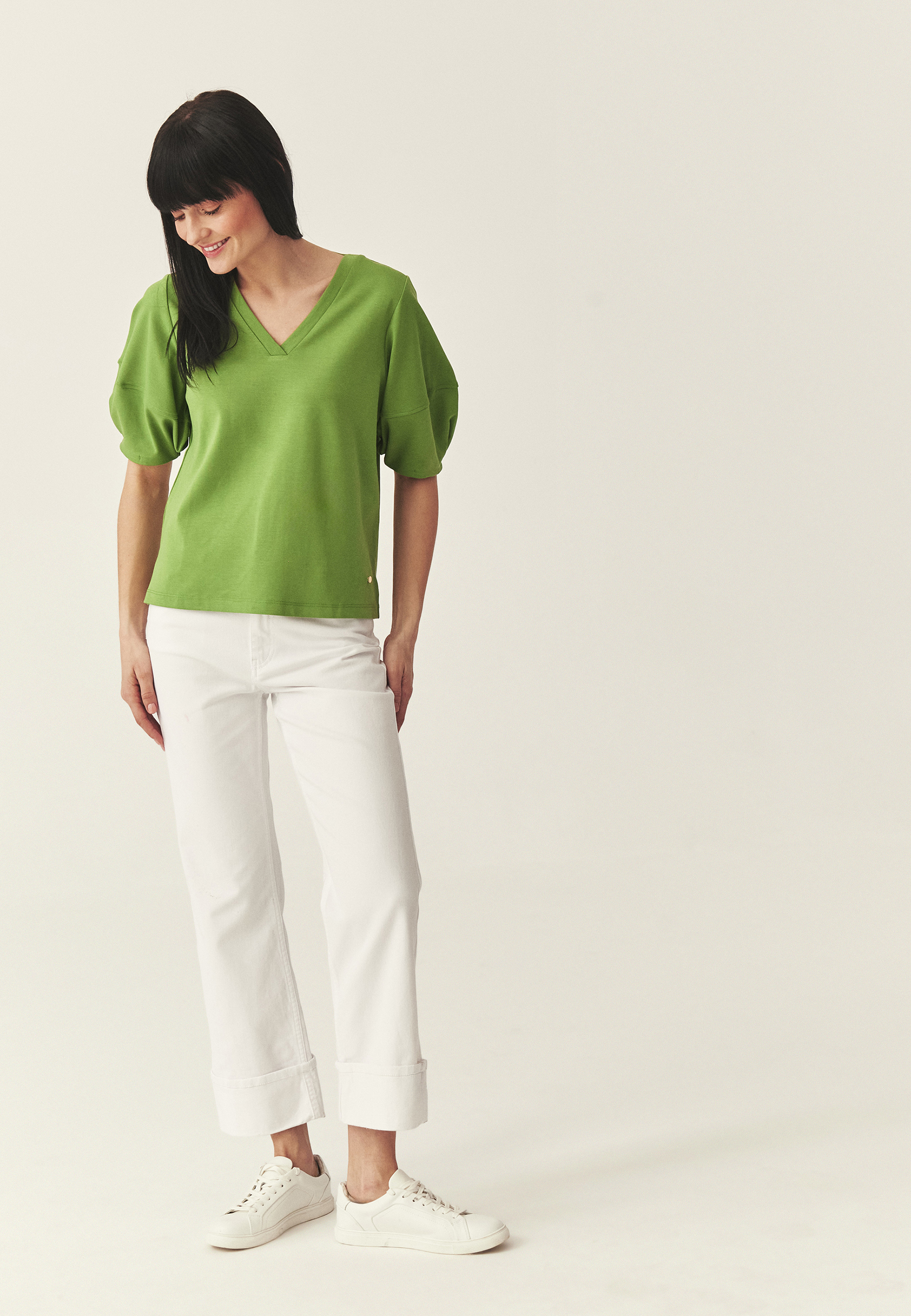 BLUZKA Z BUFIASTYM RĘKAWEM - BEESA 1