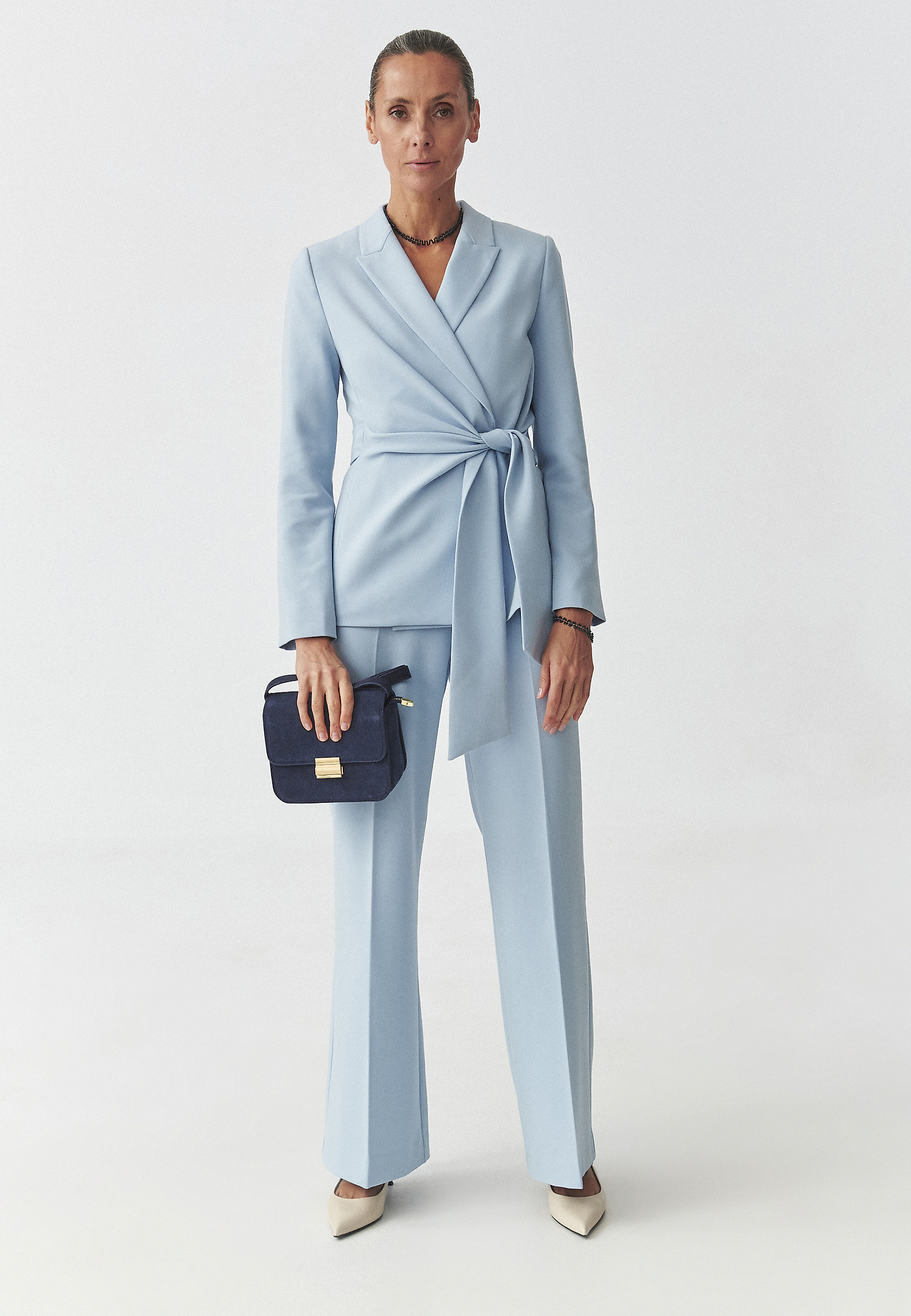 ZAMSZOWA TOREBKA — LUCI ZAMSZOWA TOREBKA — LUCI NIEBIESKI 109164