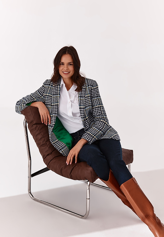 LADIES' CHECKED JACKET - ALESANDRIA LADIES' CHECKED JACKET - ALESANDRIA MULTICOLOR 6
